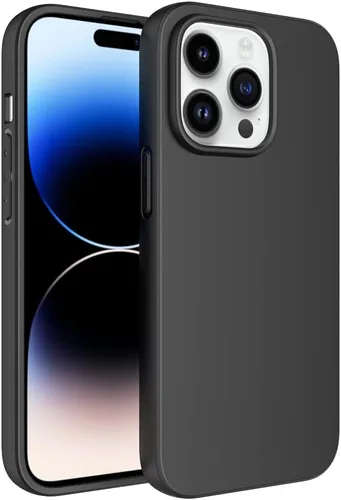 Vista 12 de Funda Puxicu para iPhone 12 Pro Max, cubierta protectora de TPU mate suave de diseño delgado para iPhone 12 Pro Max, negra