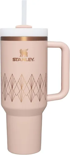 Vista 138 de STANLEY Quencher H2.0 Vaso Térmico con asa y pajilla, 64 onzas, tapa Flowstate de 3 posiciones, gran capacidad para viajes y deportes, vaso de acero