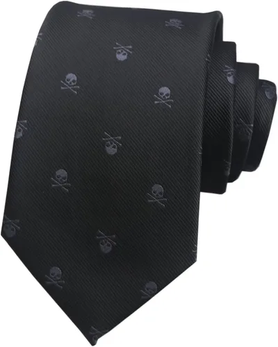 Vista 68 de Secdtie Corbata clásica de seda tejida jacquard a rayas para hombre