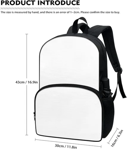 Vista 6 de ZOCANIA Mochila de astronauta para niños, mochila escolar con estampado espacial, mochila casual con lonchera y estuche para bolígrafos y etiqueta