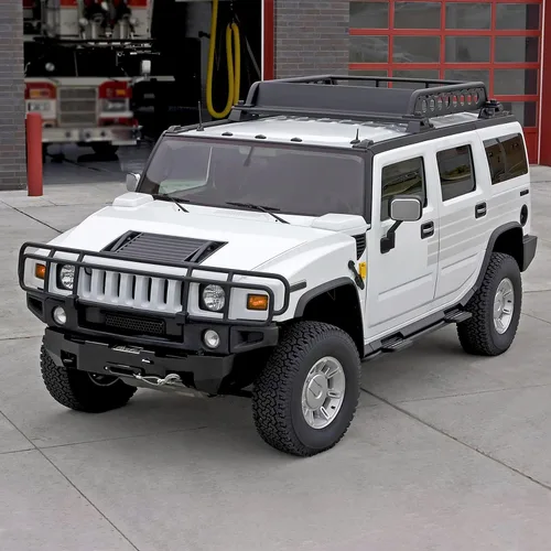 Vista 2 de SPEC-D TUNING 10 luces LED ahumadas para techo de cabina compatibles con Hummer H2 2003-2009, H2 SUT 2005-2009