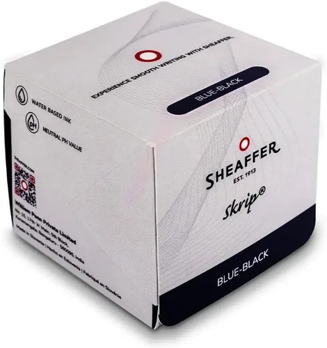 Vista 5 de Sheaffer Skrip 94211 - Tinta embotellada color azul azabache y negro, 1.7 fl oz