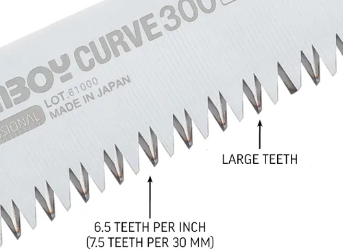 Vista 4 de Silky GomBoy Curve - Sierra plegable profesional (11.811 in, dientes grandes) (717-30)