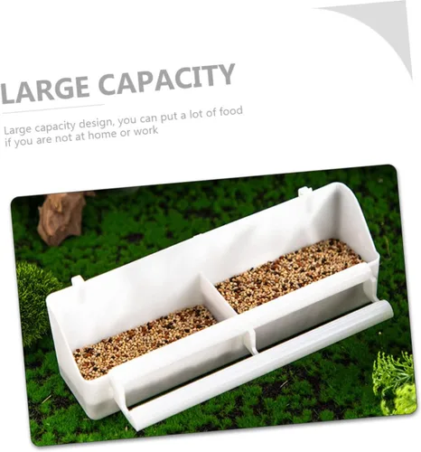 Vista 2 de 12 unidades de comedero de palomas para pájaros loros para frutas y aves para periquitos para jaula de material de PP