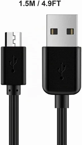 Vista 4 de Cargador de pared micro USB de 5 V 1A, cable de cargador Android, adaptador de corriente de CA a CC de 5 voltios de 1000 mA para carga de teléfono