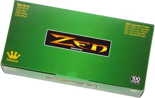 Vista 3 de Zen Tubos de cigarrillos de mentol de 3.937 in (200 Ct/caja) 1 caja