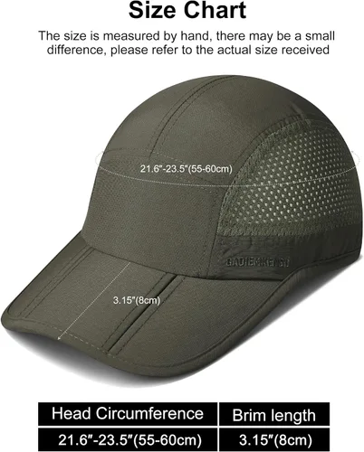 Vista 6 de GADIEMKENSD Sombrero plegable para hombre de ala larga con protección solar UPF 50+