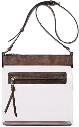 Vista 2 de CLUCI Crossbody Purses for Women, Medium Size Zipper Pocket Adjustable Strap, Soft Leather Women's Shoulder Handbags