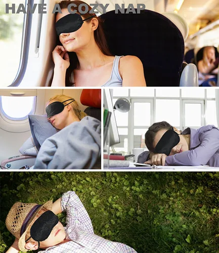 Vista 8 de 100 máscaras de ojos al por mayor con instrucciones de juegos con los ojos vendados, la mejor opción del organizador de actividades grupales