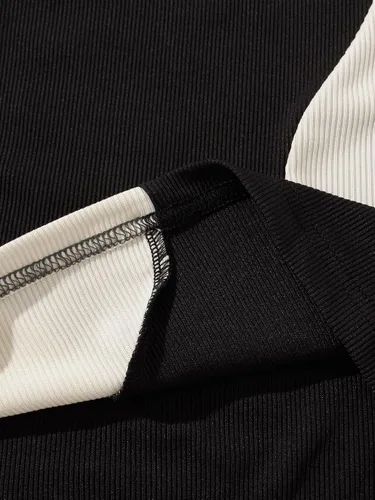 Vista 5 de Verdusa Camiseta sin mangas con cuello redondo y acanalado para mujer