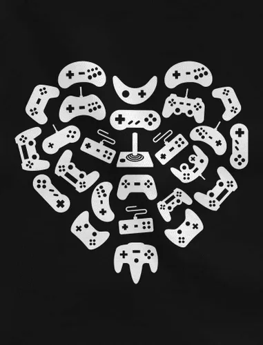 Vista 2 de Camiseta de manga larga para el día de San Valentín para niños y niñas, videocámaras