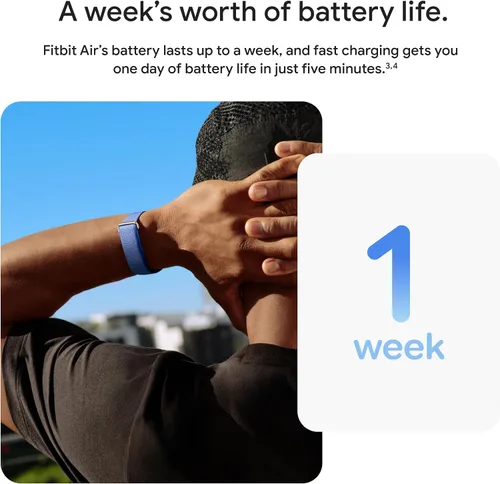 Vista 13 de Fitbit Google Air - Screenless Activity Tracker - Berry