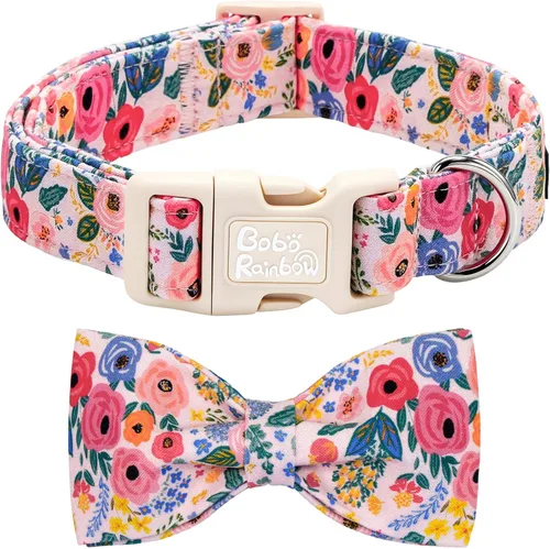 Vista 11 de Collar para perro, con estampado de tiburón, collar para cachorro, collar para mascotas, collar de lazo para perros, suave, duradero, ajustable