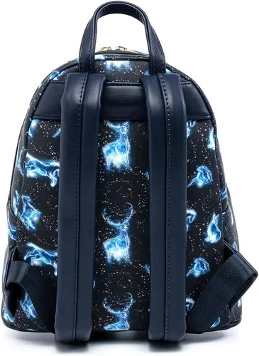 Vista 4 de Loungefly Harry Potter Expecto Patronus All Over Print Womens Double Strap Shoulder Bag Purse