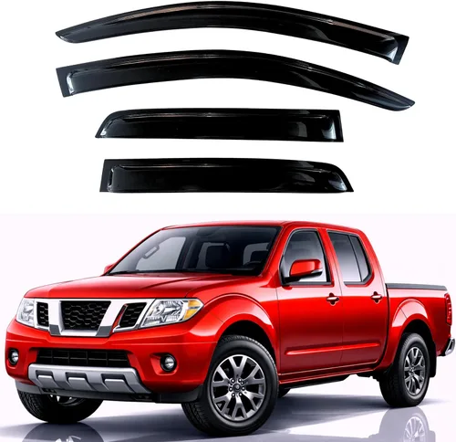 Vista 14 de KPY Protector de lluvia compatible con Toyota RAV4 1996-2000 (4 puertas), 4PC Visera de ventana Deflectores de ventilación de ventana lateral