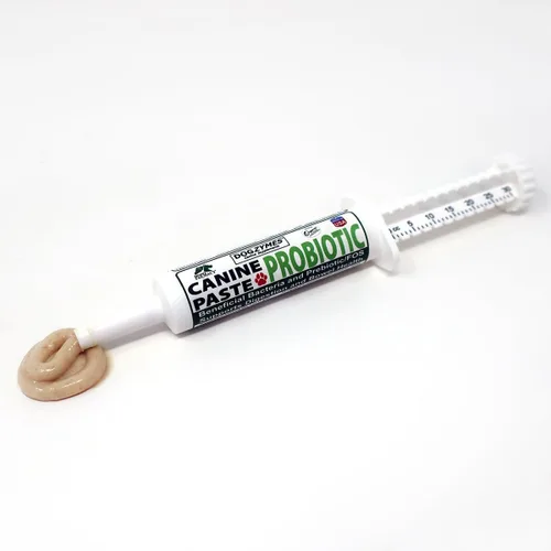 Vista 7 de Dogzymes Pasta probiótica canina Bacterias-Enzimas beneficiosas 2.3 mil millones de UFC/gm Saccharomyces boulardii Miel en Polvo Orgánica Seca