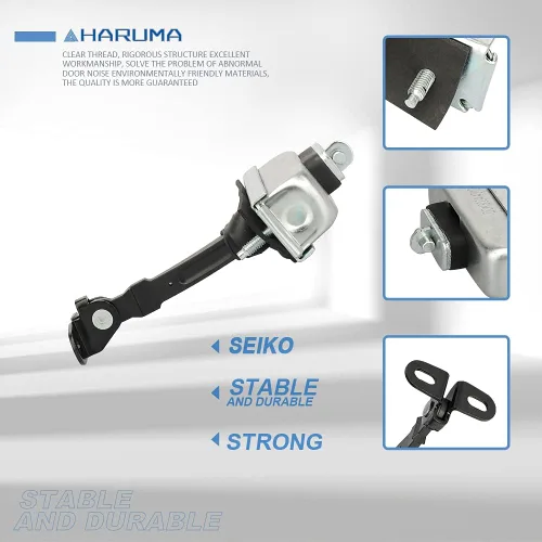 Vista 3 de HARUMA Correa de tope de puerta delantera izquierda lado del conductor 1999 2000 2001 2002 2003 2004 para Jeep Grand Cherokee 55135591AC