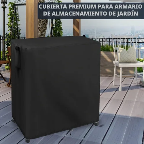 Vista 8 de Funda para Mesa de Trasplante, Cubierta Impermeable para Gabinete de Almacenamiento al Aire Libre Mederla 32"x19"x36", Funda Protectora para Armario