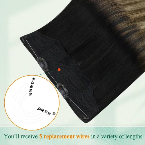 Vista 49 de Easyouth Extensión de cabello humano rubio con cola de caballo, extensiones de cabello humano rubio dorado con reflejos rubios, extensiones