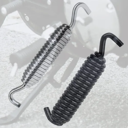 Vista 5 de 3.7" Negro Jiffy Stand Kickstand Spring se adapta a Harley Sportster Softail Super Glide Touring (negro)