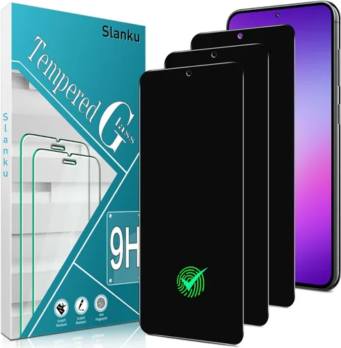 Vista 10 de Slanku Paquete de 3 protectores de pantalla para Samsung Galaxy S23 Plus Transparente