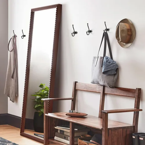 Vista 4 de TUNNY Paquete de 5 ganchos simples para abrigos, color negro mate, ganchos para toallas, adecuados para armarios de zapatos, armarios, baño
