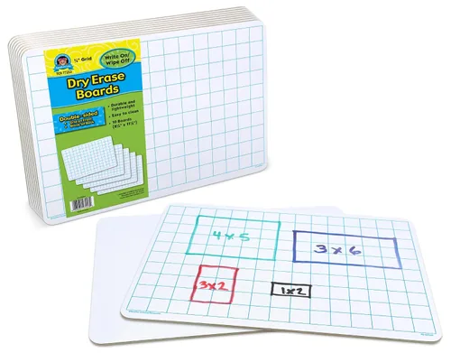 Vista 2 de Teacher Created Resources Tableros de borrado en seco en blanco prémium de doble cara (TCR77891)