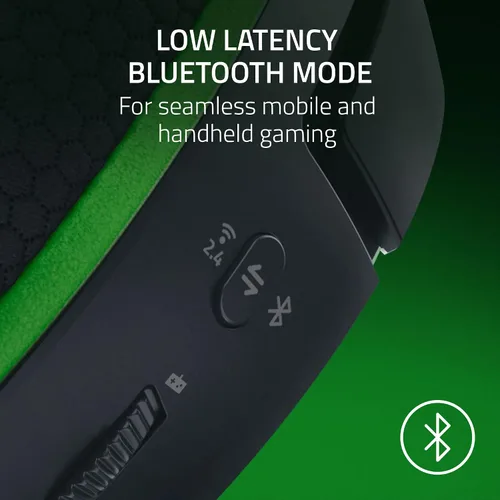 Vista 6 de Razer Kaira HyperSpeed Wireless Gaming Headset for Xbox Series X S, Xbox One, PC: TriForce 50mm Drivers - HyperClear Cardioid Mic - Low Latency