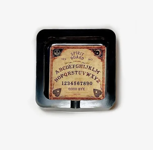 Vista 3 de Cenicero Ouija - Cenicero de cartas, accesorios para fumar bruja, plato de baratija, decoración gótica del hogar de Wicca pagana, regalo de mediados