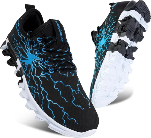 Vista 13 de Zapatos deportivos Lightweught para niños y niñas pequeños/grandes Negro