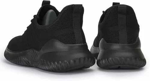 Vista 7 de Zapatos deportivos para correr para hombre, zapatillas sin cordones para caminar, ligeros, transpirables, informales, con suela suave, entrenadores