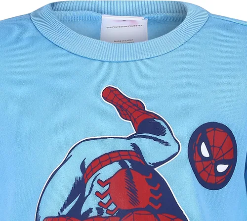 Vista 3 de Marvel Spider-Man - Conjunto de sudadera y pantalones para niños pequeños y grandes - Verde
