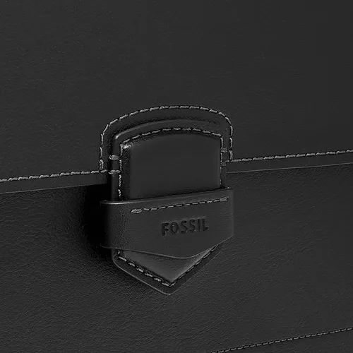 Vista 6 de Fossil Men's Lennox Leather Messenger Briefcase Work Laptop Bag for Men