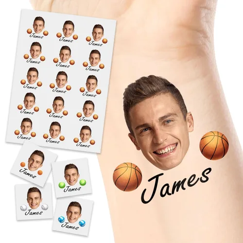 Vista 25 de Tatuajes temporales personalizados, tatuajes de flores de nacimiento personalizados para cumpleaños, boda, despedida de soltera, 1 juego de 15