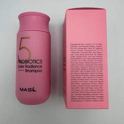 Vista 8 de Masil 3 Salon Care CMC Shampoo 5.1floz Viaje Dañado Cabello Pérdida de Cabello Debilitado Cuero Cabelludo Bouncy Cabello (Color Radiance)