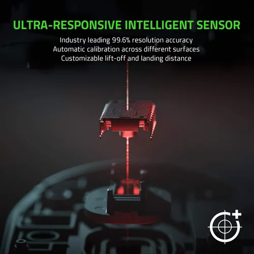 Vista 4 de Razer Gaming Viper Mouse inalámbrico con sensor óptico DPI de entrada más rápida