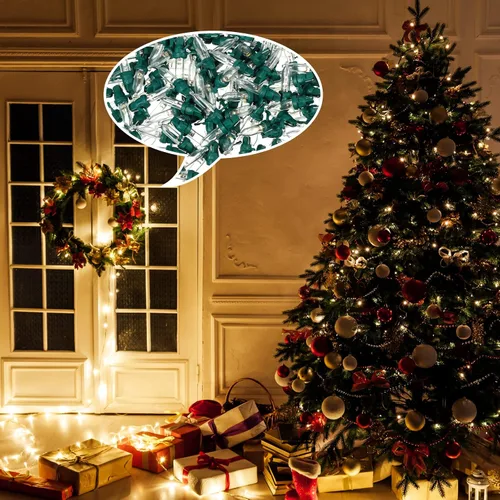 Vista 6 de Remagr 240 bombillas LED de repuesto para Navidad, mini bombilla LED de gran angular para árbol de Navidad, cadena de luz para exteriores, repuesto