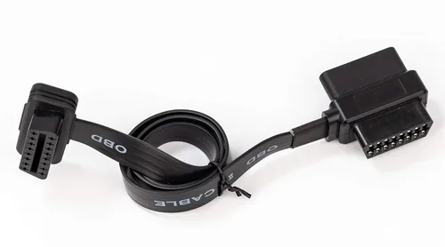 Vista 4 de YPP OBD II OBD2 Pass-Through J1962M/F a J1962F - Cable divisor de cinta 1 macho a 2 hembra, 2 pies