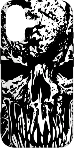 Vista 32 de Grindcore Occult Horror Skull Art Death Metal Thrash Metal Case for iPhone 16
