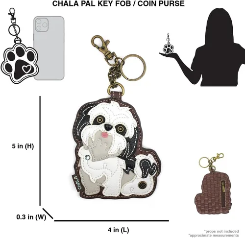 Vista 41 de CHALA Dog Collection - Llavero decorativo para mujer