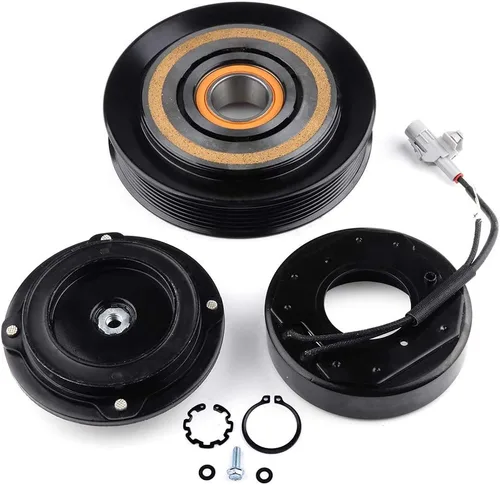 Vista 15 de cciyu Embrague del compresor de aire acondicionado 1993-1997 para Ford E-350 Econoline 7.3L 1993-1997 para Ford E-350 Econoline Club Wagon 7.3L