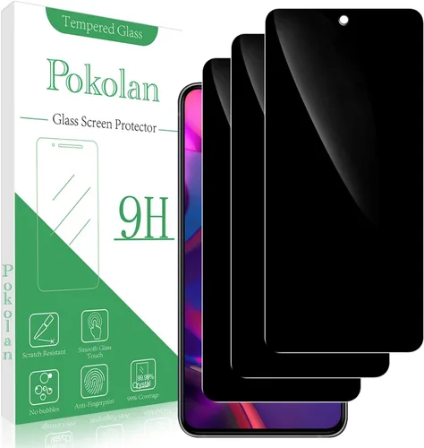 Vista 16 de Pokolan Paquete de 3 protectores de pantalla para Samsung Galaxy S21 Plus Transparente