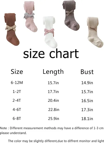 Vista 7 de BeiVSlley Paquete de 3 mallas para bebés y niñas, mallas de punto trenzado, medias para niños pequeños, lindas, sin costuras, pantimedias