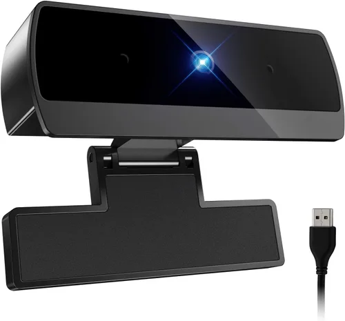 Vista 10 de Diccik Cámara web 2K para PC, videollamadas Full HD, corrección de luz HD, funciona con Skype, Zoom, FaceTime, Hangouts, PC/Mac/Laptop/MacBook/Tablet