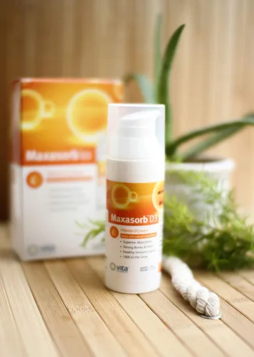 Vista 3 de Vita Sciences Maxasorb Crema de vitamina D3 para aliviar la psoriasis y cuidado saludable de la piel, fórmula sin picazón, sin parabenos con 1000 UI