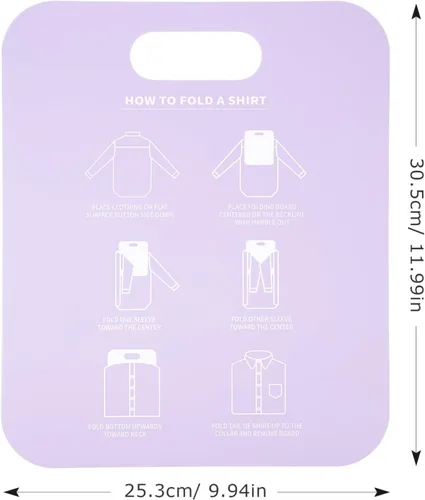 Vista 2 de Tabla plegable para camisas, carpetas de lavandería, tablas plegables para adultos y niños