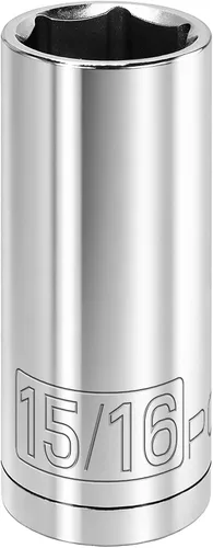 Vista 12 de Powerbuilt 642207 - Enchufe de 1/2 pulgada de profundidad de 1 pulgada