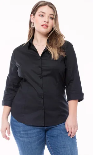 Vista 5 de Design by Olivia Camisas de vestir con botones elásticos de manga 3/4 para mujer