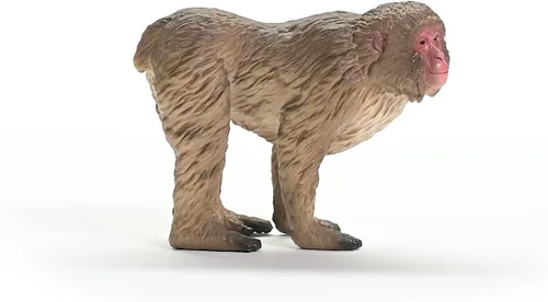 Vista 4 de Schleich Wild Life - Figura de macaco japonés de juguete de animales salvajes, niños y niños pequeños a partir de 3 años