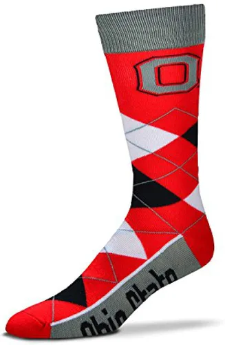 Vista 7 de FBF NCAA calcetines de equipo unisex para adultos Argyle Line Up